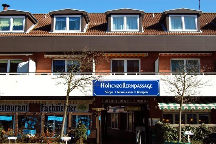 Hohenzollernpassage Wohnung Seemoewe 比苏姆 外观 照片